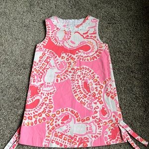 LILLY PULITZER SHIFT DRESS GIRLS SIZE 7 VEUC